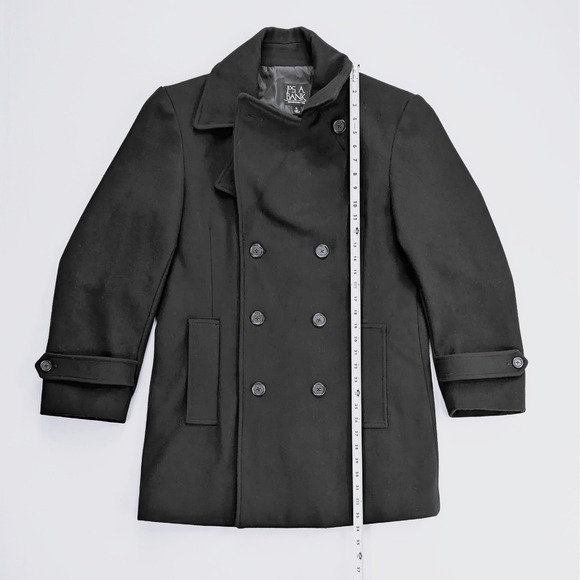 Jos. A. Bank Wool Pea Coat – Men's Medium – Black - Picture 7 of 16